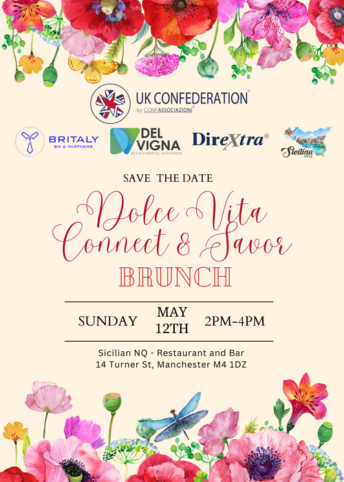 Dolce Vita Connect & Savour Brunch - 12 May