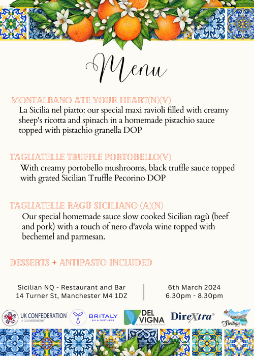 Sicilian Gastronomy & Networking night