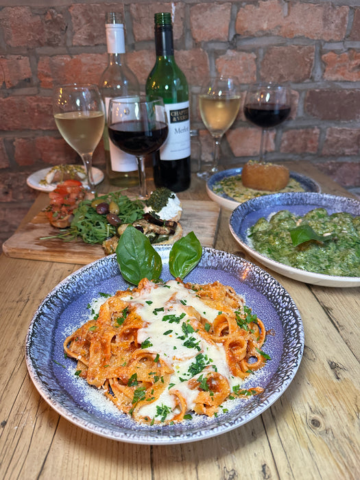 Bottomless Wine Italian Dinner (1.5 hours) -Every Tuesday - Gift Voucher - Wine Tasting - Wine Event